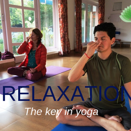 Breathing exercises in India @ Akshara Yoga School